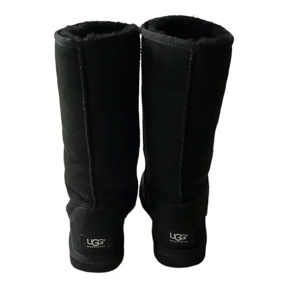 UGG Australia Classic Tall Boots, Black, size 6 - Picture 8 of 11